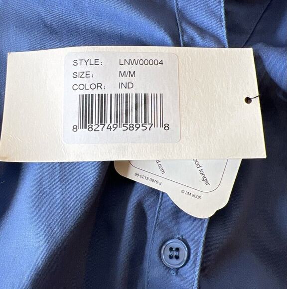 Clique Shirt Women's Size Medium Fitted Button Front Short Sleeves Top NEW - Picture 8 of 9